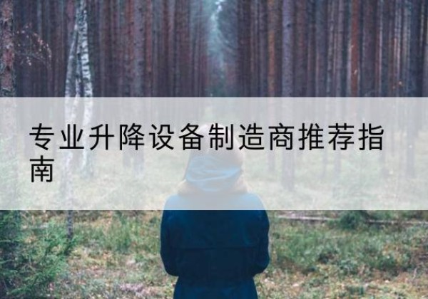 饶河电动剪叉升降平台厂家-专业升降设备制造商推荐指南